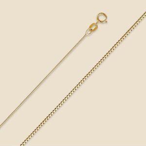 Classic Gold Box Chain Necklace